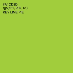 #A1CD3D - Key Lime Pie Color Image
